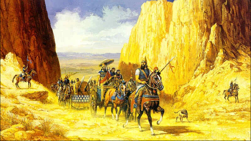 845 г. до н.э. Ближний Восток К 14-й году правления царя Ассирии Шульману-ашареда в Сирии произошло что-то такое, что заставило царя Ассирии собирать для похода многочисленную армию.