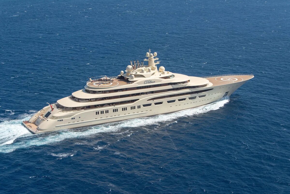 Культовая мегаяхта Dilbar