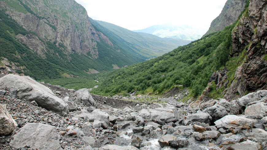 Судакский водопад в Северной Осетии