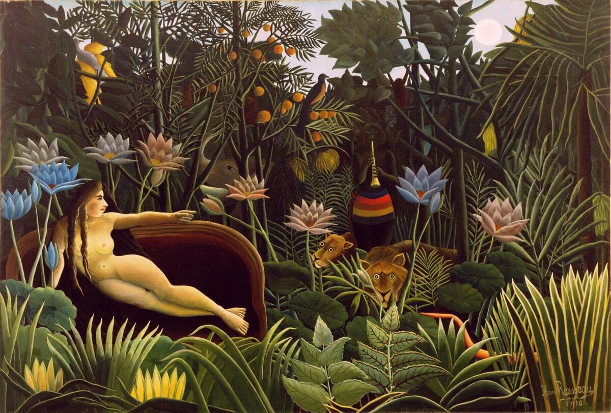 Анри Руссо - Сон Ядвиги (Мечта), 1910.