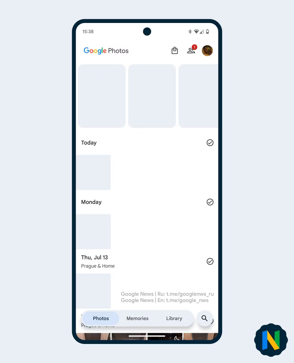   Google Photo получит крупный редизайн с «лентой воспоминаний»