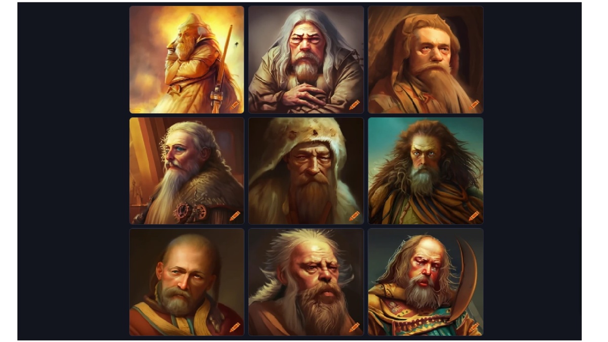 Вот так, искусственный интеллект нарисовал чихающего Илью Муромца