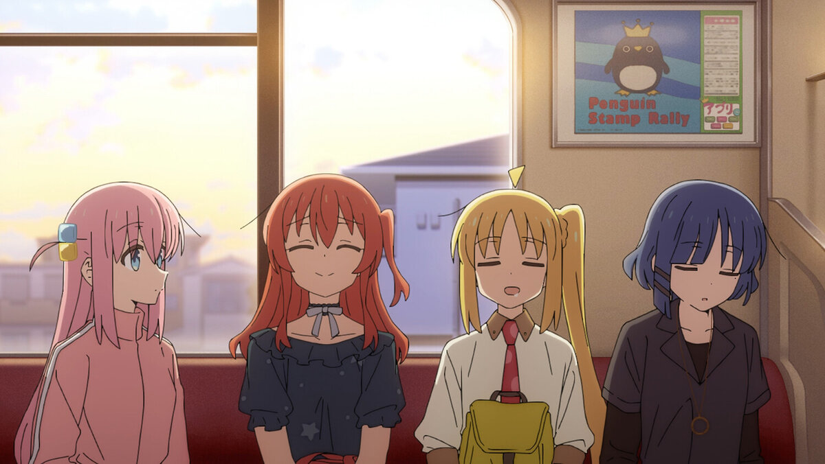 Кадр из аниме Одинокий рокер!