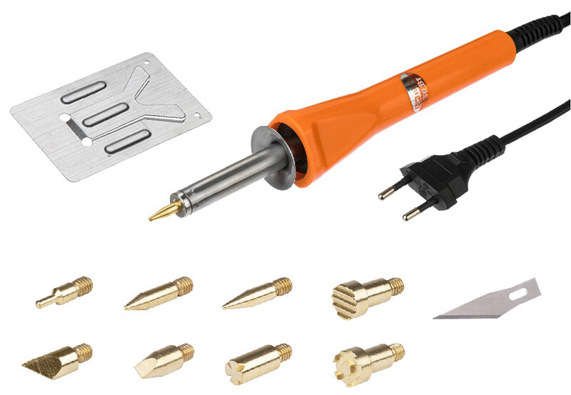 Набор для выжигания TDM ELECTRIC «Мастер» с 9 насадками (арт. SQ1025-1001) 