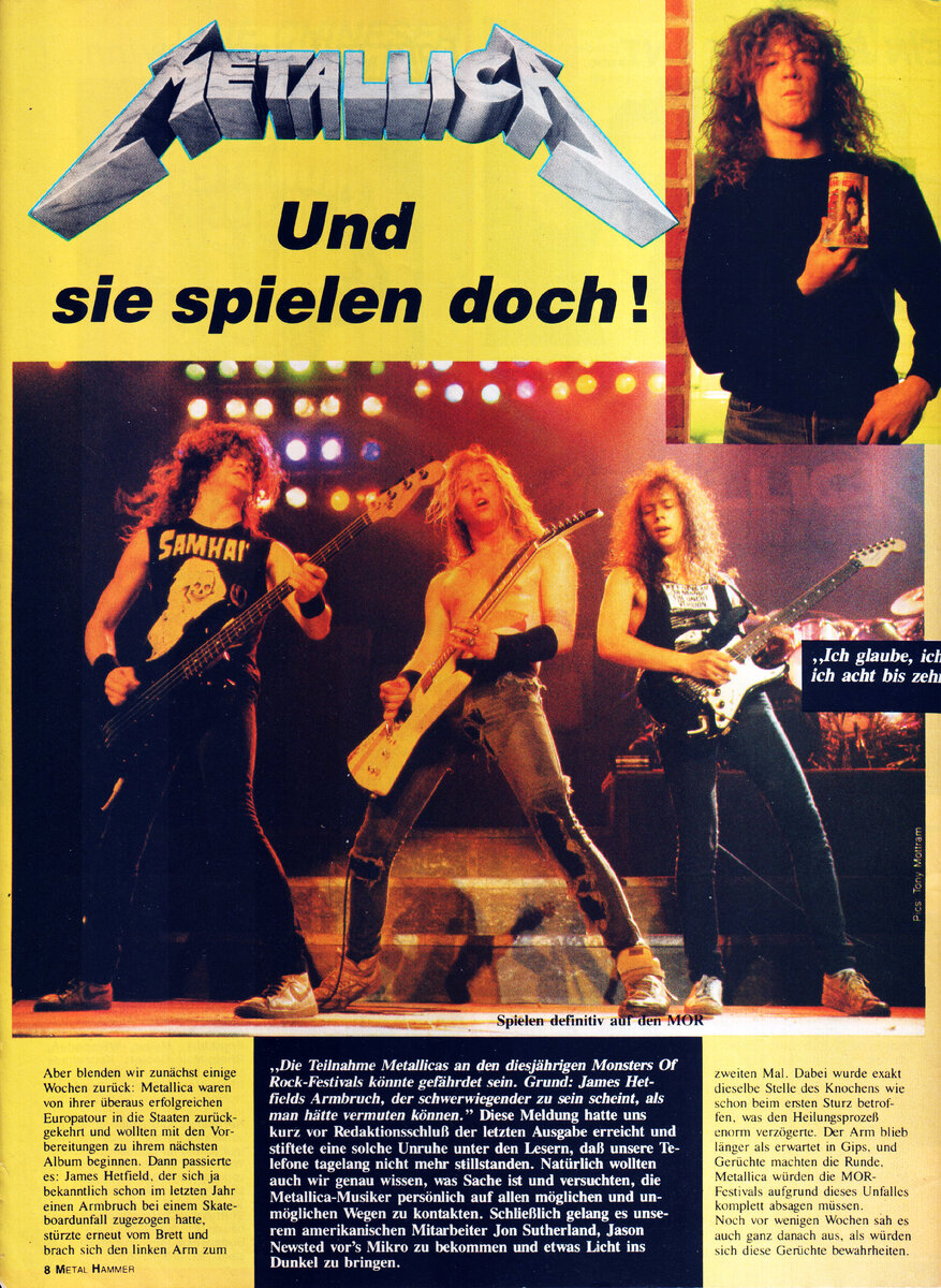 Страница журнала Metal Hammer