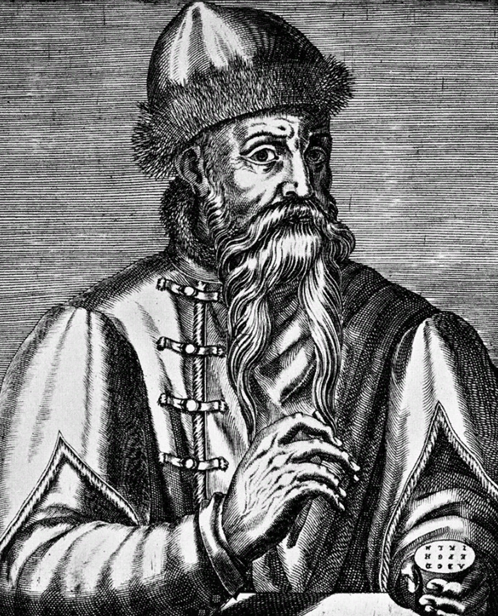 гравюра XVI века