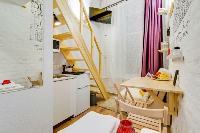 Одно время мечтала о такой 2х уровневой квартире-студии. Но часто их сдают толкьо посуточно. Фото: tvil.ru