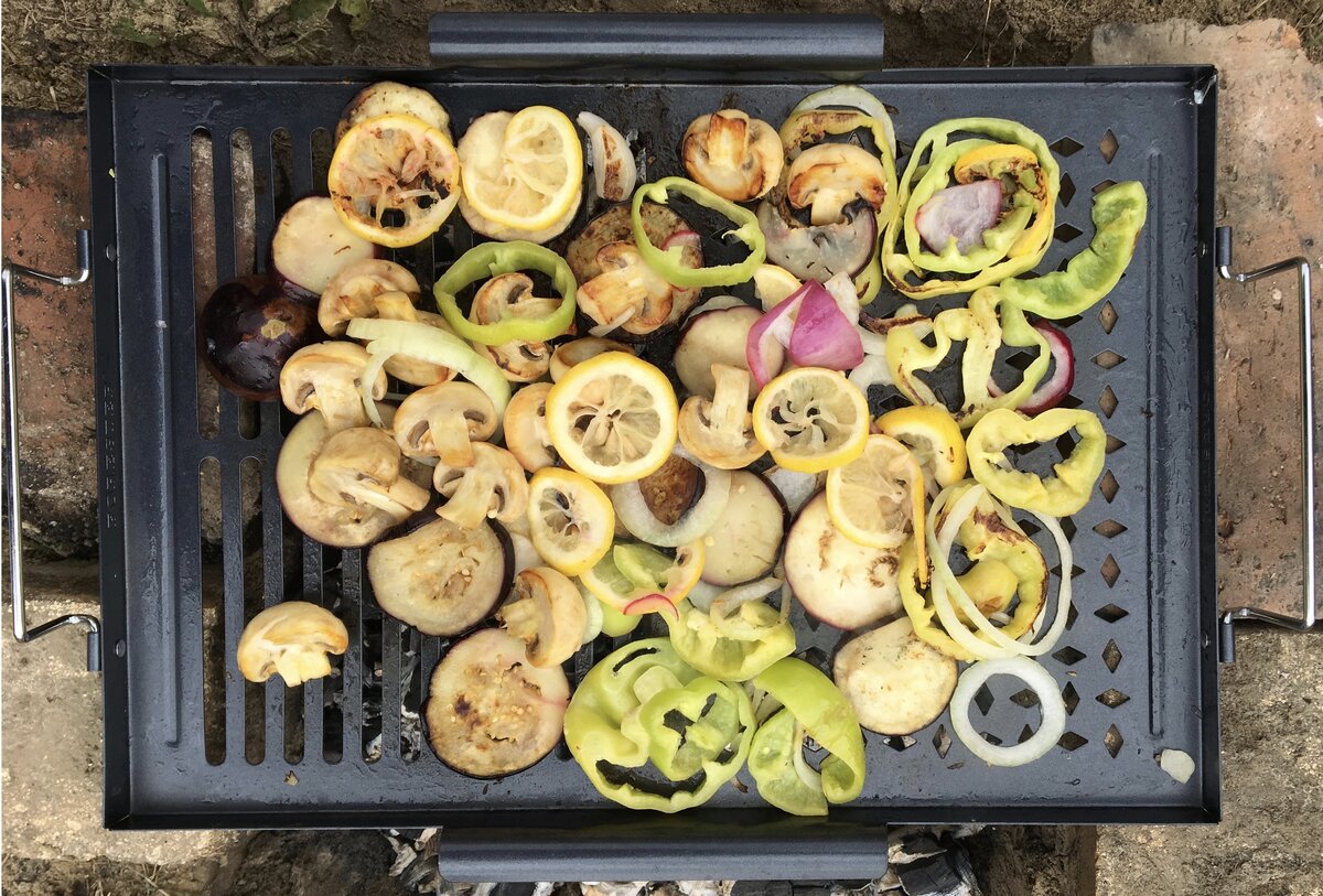 Овощи на гриле, осень 2018.