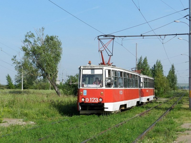 Вагон 71-605 в Набережных Челнах. 