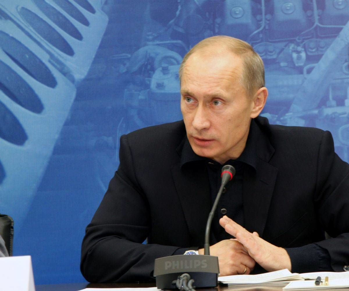 Путин в 2008 году фото