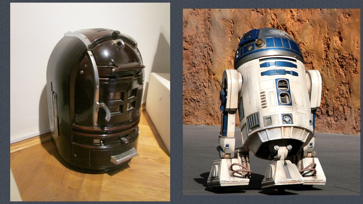 Печь "Aurea" и робот R2D2