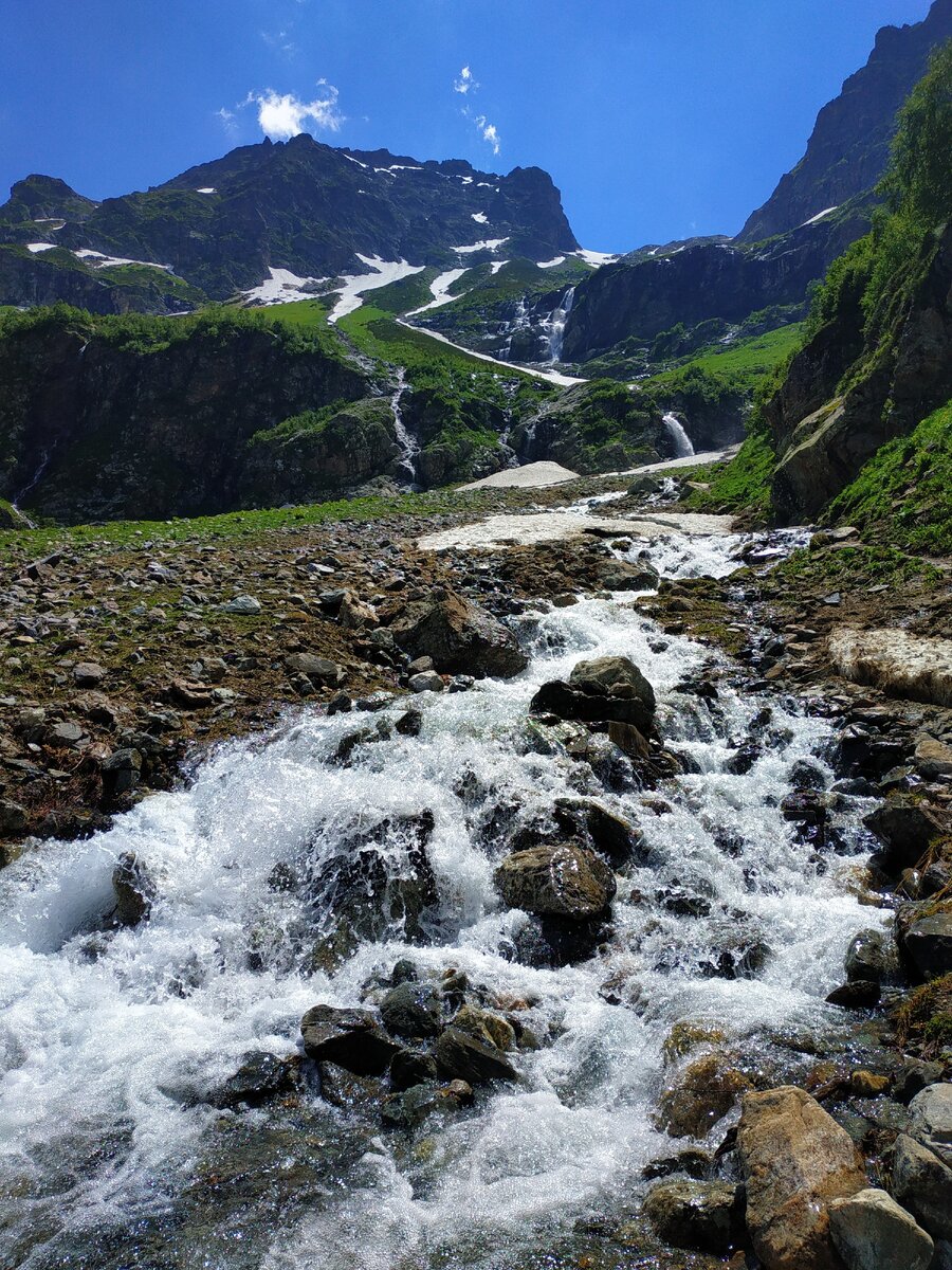 Софийские водопады Архыз зимой