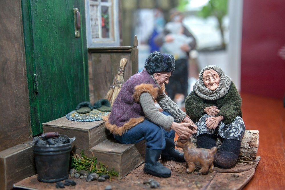 Коллекция кукол Ирины Верхградской "Дорогие мои старики" 