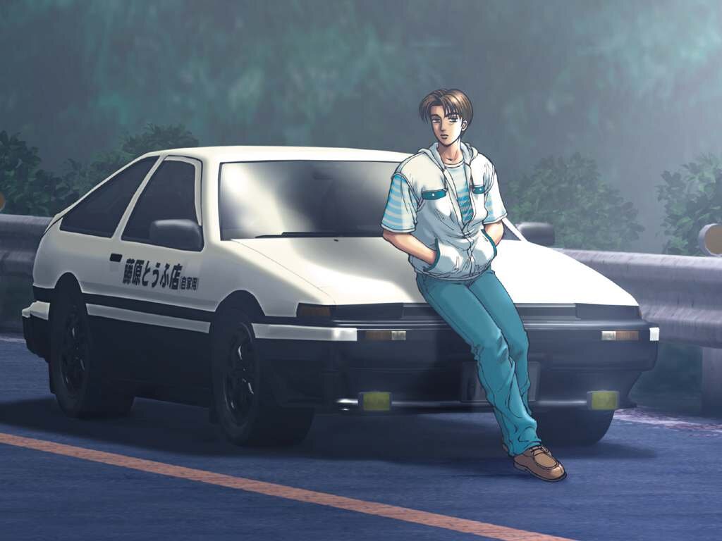Initial D - Такуми Фудживара и его AE86 (Хачироку)