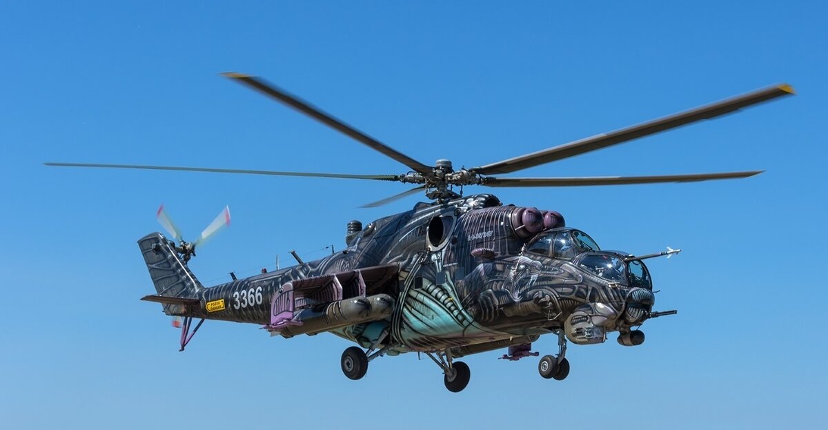 МИ-24 ВВС Чехии