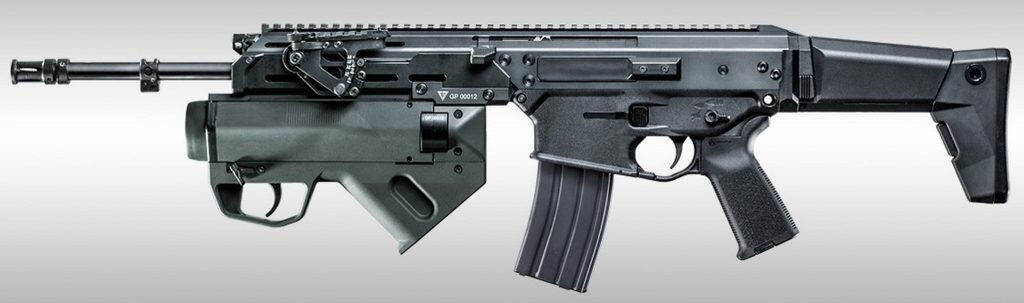 Польская 5,56-мм штурмовая винтовка Grot C16 с 40-мм подствольным гранатомётом GP