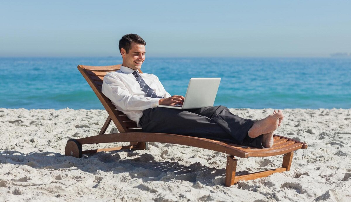 Онлайн-банкинг во время отдыха