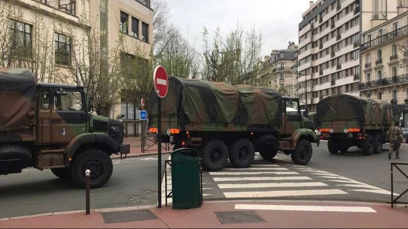 Париж 17 марта 2020 г.