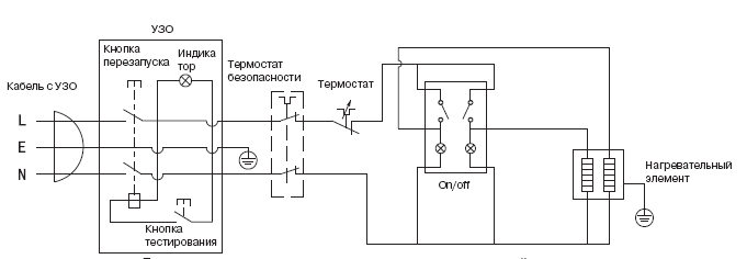 Схемы подключения тэна 380в блок управления бойлера