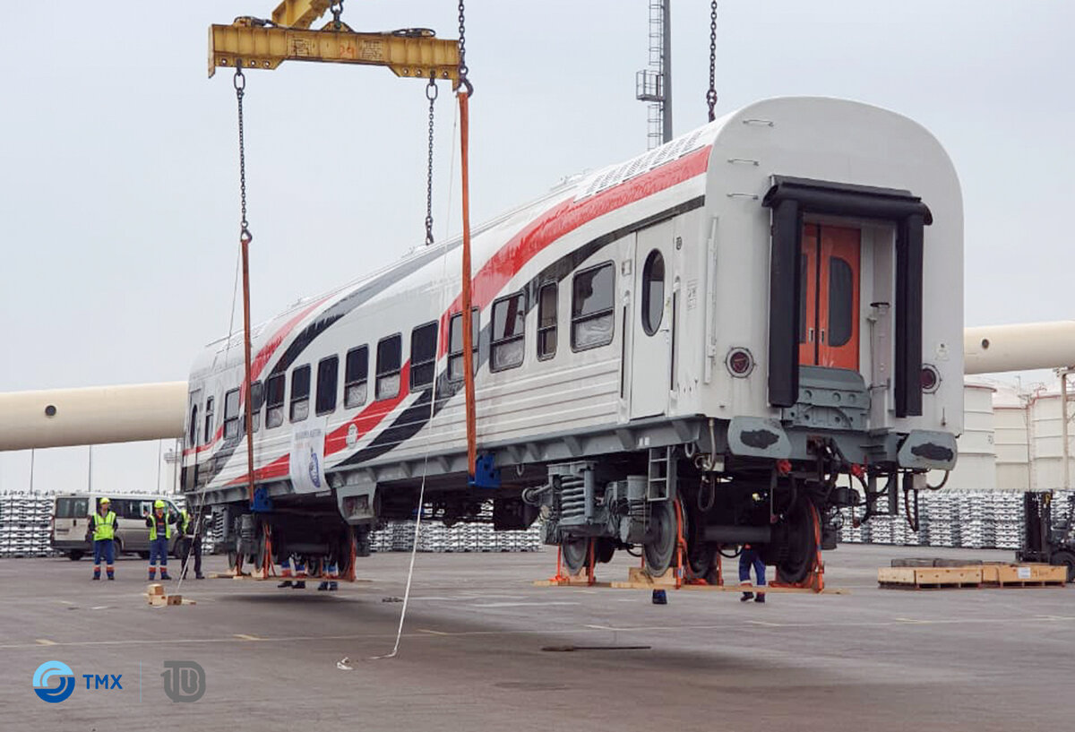 Вагон в порту Александрии