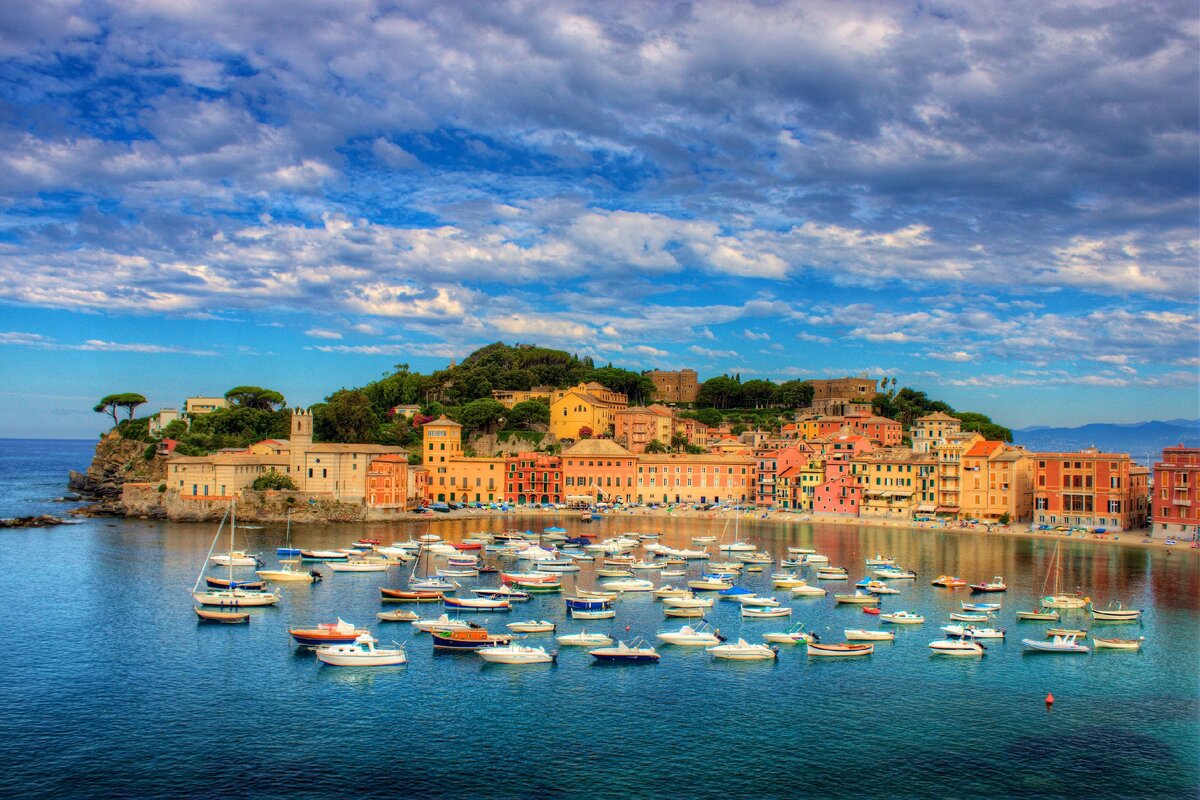 "Лигурия Sestri Levante- Романская Ривьера". Изображение взято из открытых источников Internet