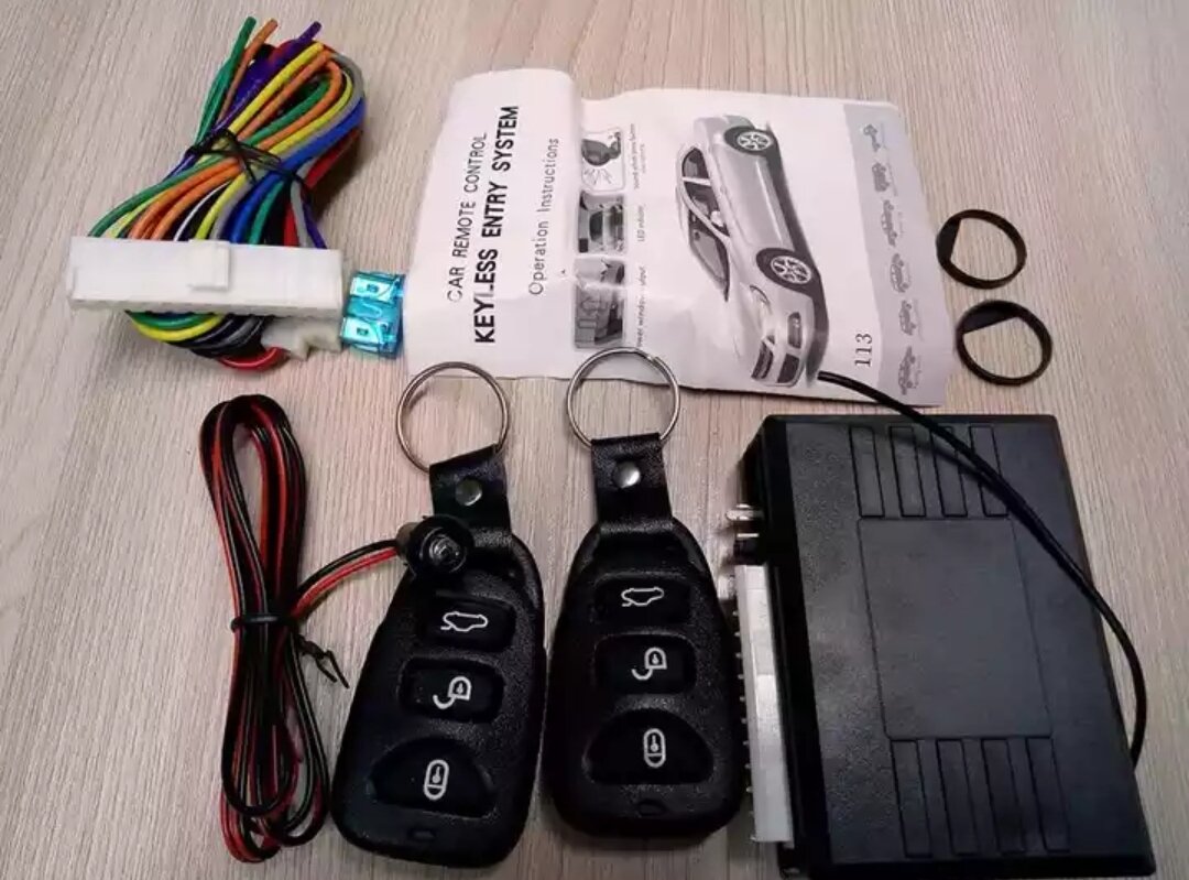 установка центрального замка keyless entry system