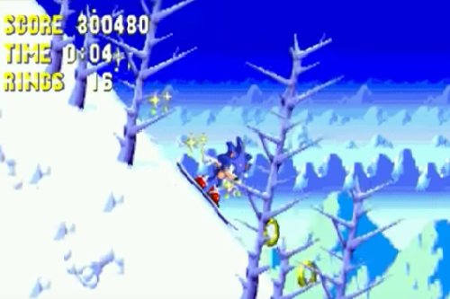 Скриншот из игры "Sonic The Hedgehog 3"