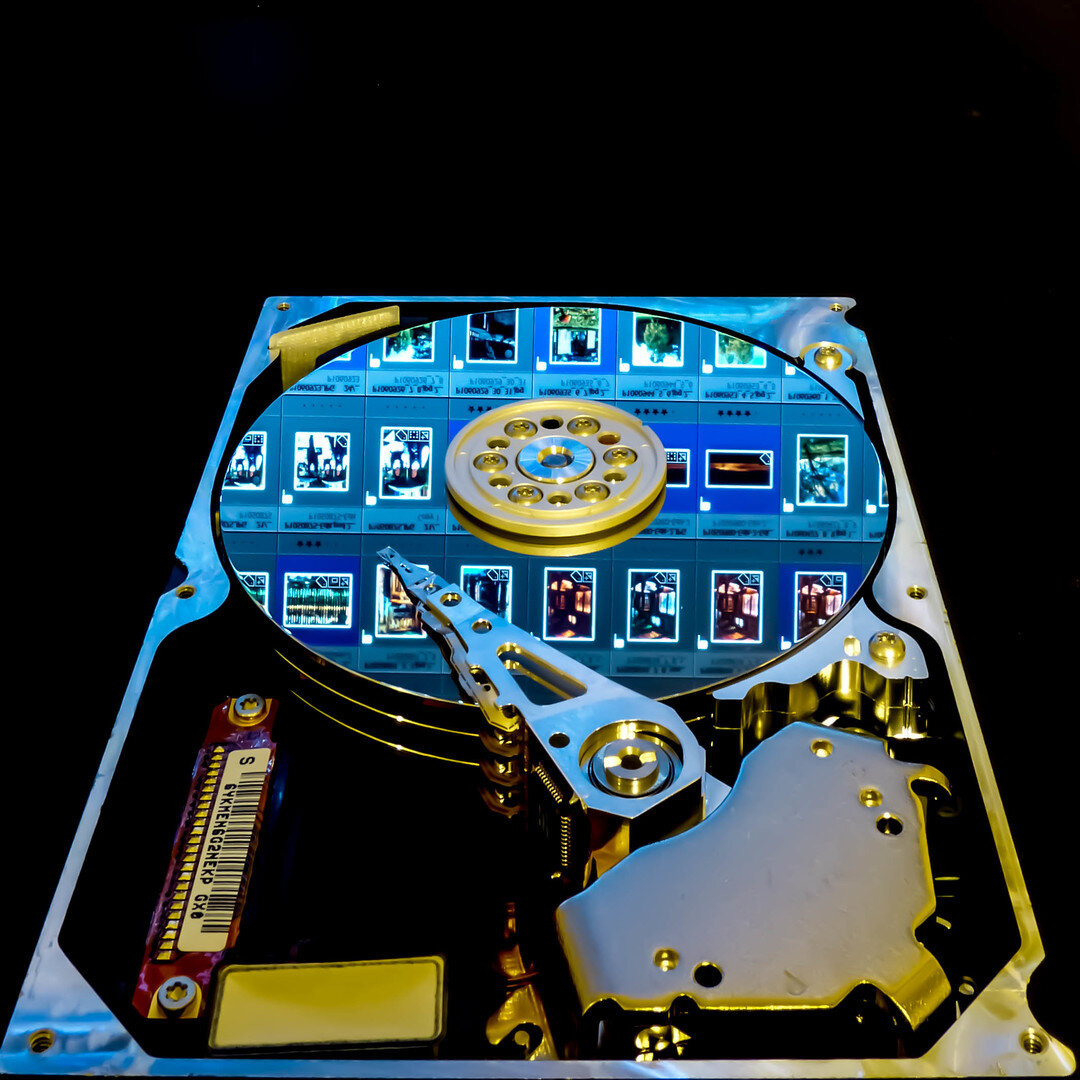 Жесткий диск в разборе