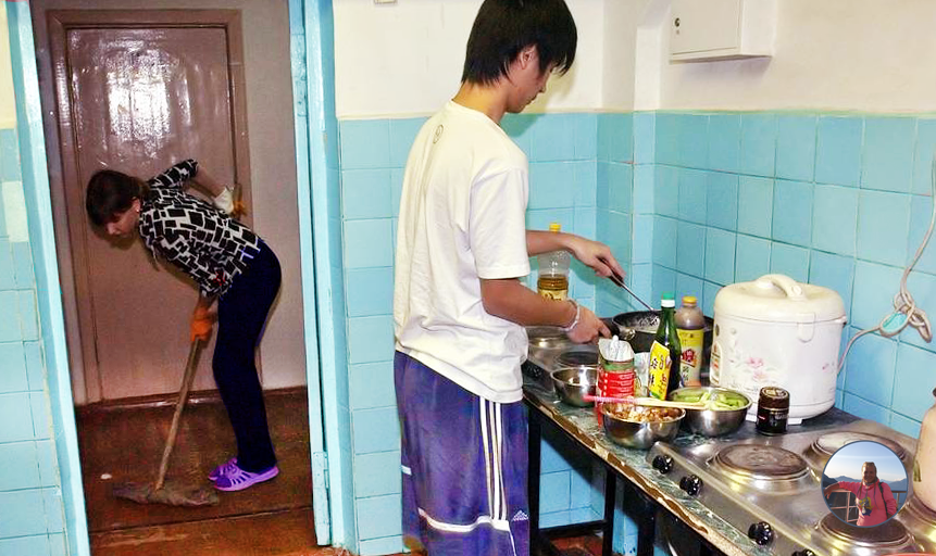 Приготовление пищи в "общаге" - процесс особо творческий