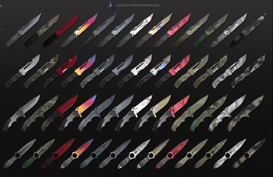 Скины на ножи