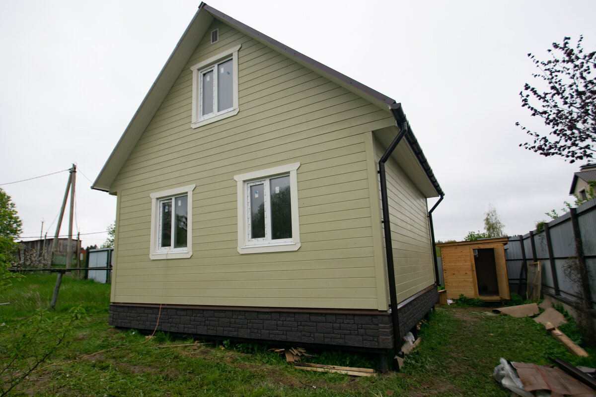 Покраска фасада Тиккурила Винха