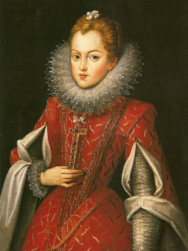 Художник Хуан Пантоха де ла Крус. Портрет Анны Австрийской, 1614                       Источник фото - https://abrod.livejournal.com/459953.html