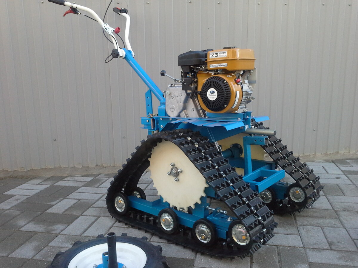 Гусеничный привод ГП-С для мотоблоков. © мегадача.рф