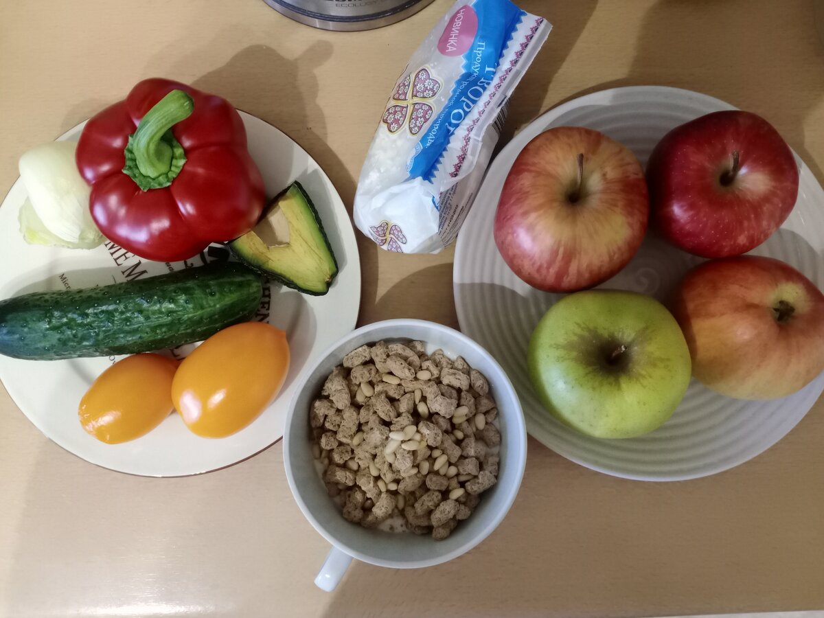 Продукты на день. Фото из личного архива