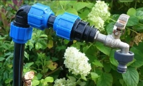 Кран в огороде