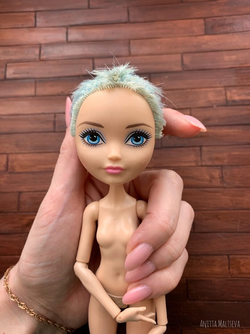 Отрезаю заводские волосы