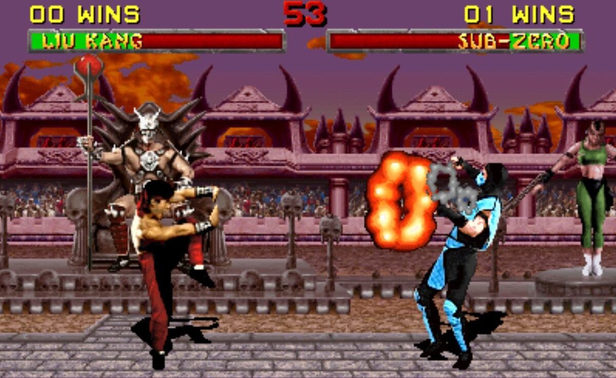 Кадр из Mortal Kombat