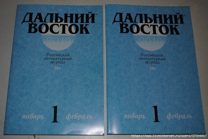 Журнал "Дальний Восток", №1, 2019 г.