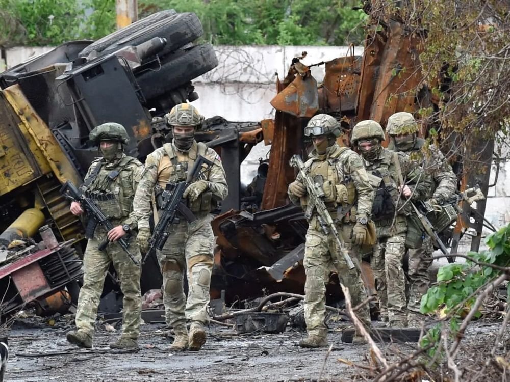 Российские спецназовцы в Мариуполе. Источник: t.me/milinfolive.