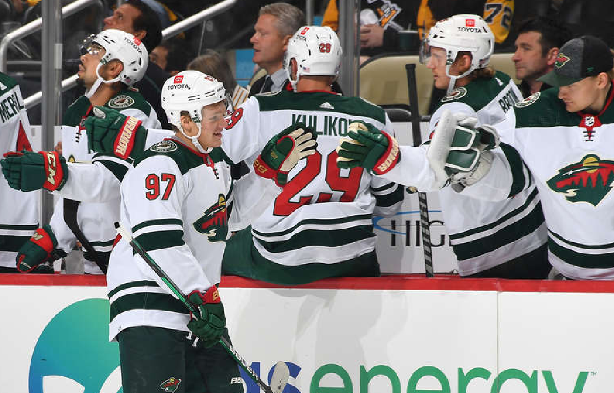 Кирилл Капризов забил уже 10 голов в сезоне. Фото: НХЛ