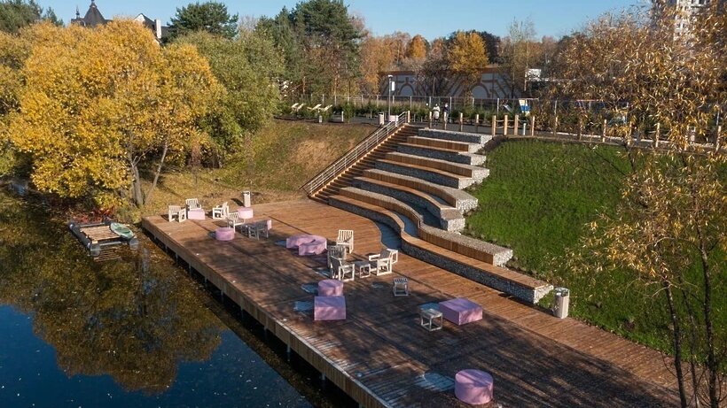    Благоустройство «Живописной бухты» в Одинцове © Пресс-служба администрации Одинцовского городского округа