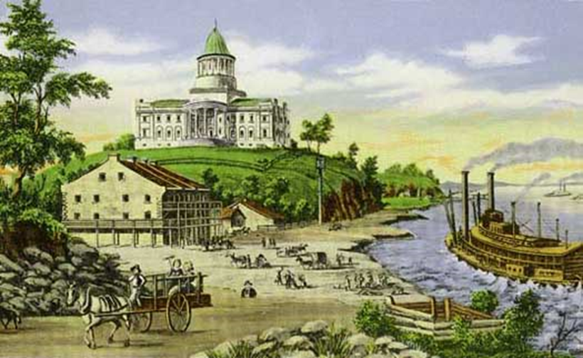 Джефферсон-Сити, Миссури, ок. 1848 г.