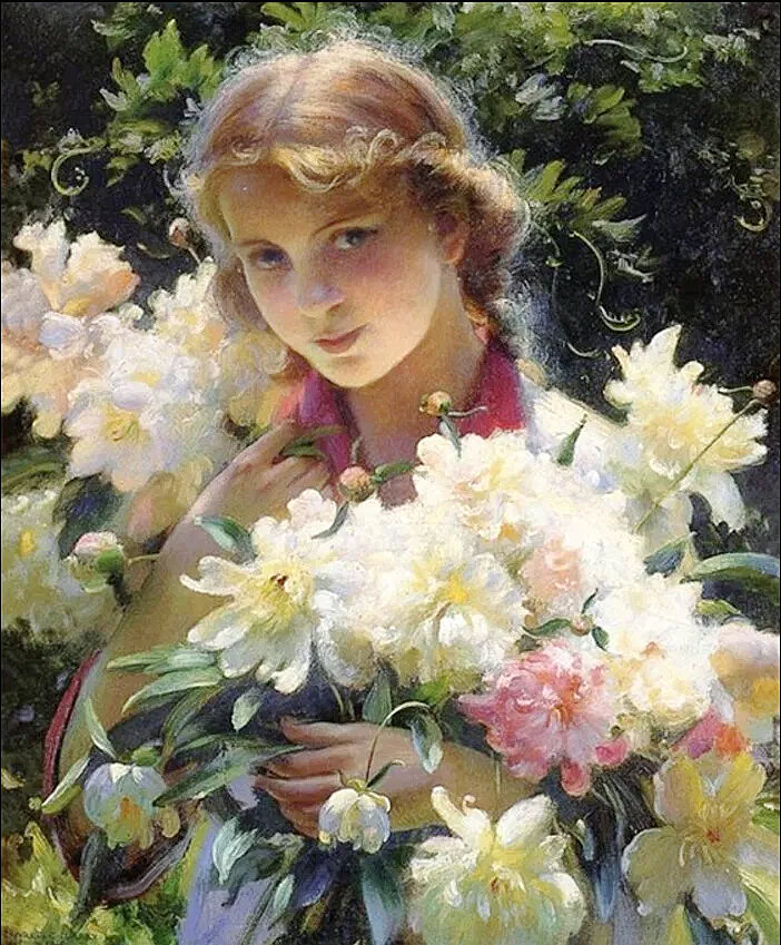 Чарльз Кортни Каран. «Пионы».