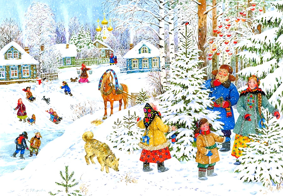 Елена Уварова. Зимние забавы