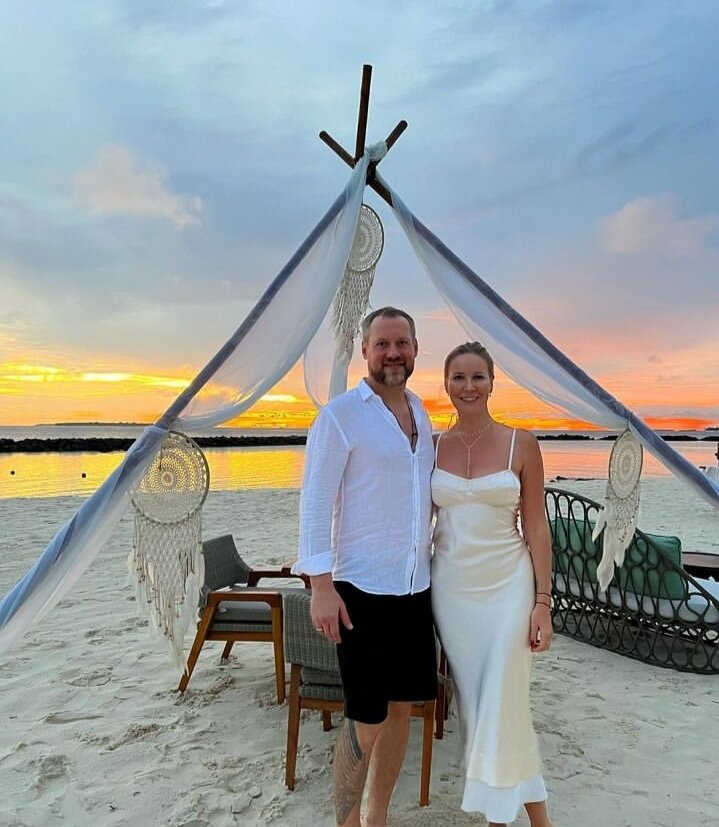     Елена Летучая и Юрий Анашенков на Мальдивах Фото: соцсети