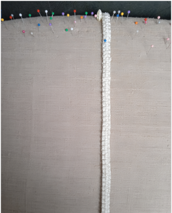 Цепочка из квадратных узлов