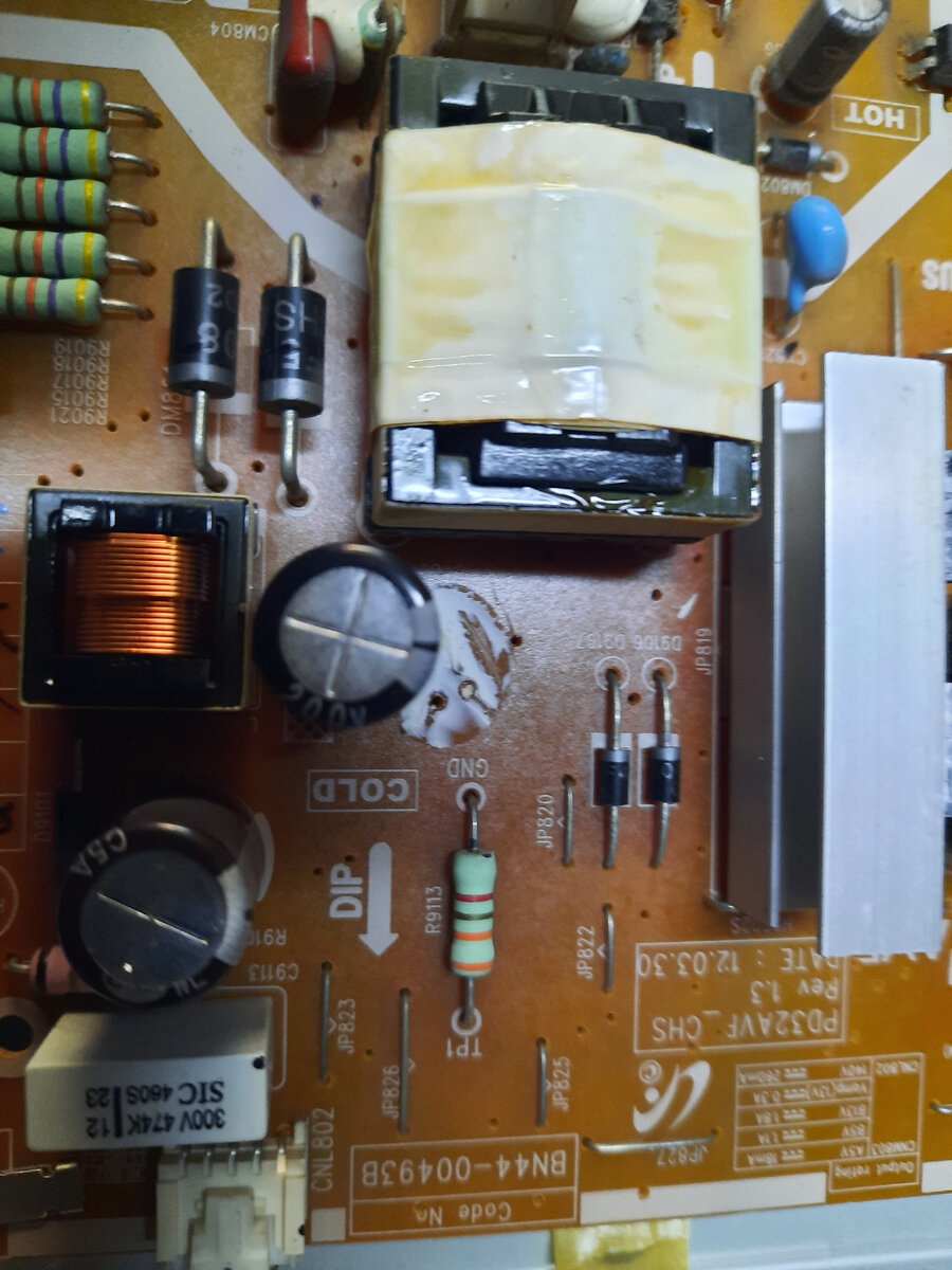 Плата источника питания PD32AVF CHS Rev 1.3