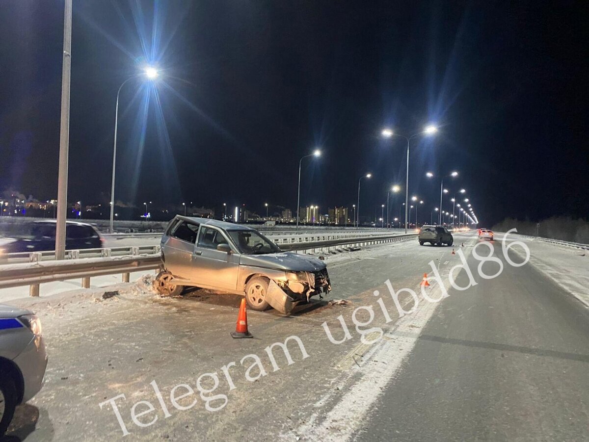    В Ханты-Мансийске виновник ДТП отказался пройти тест на алкоголь