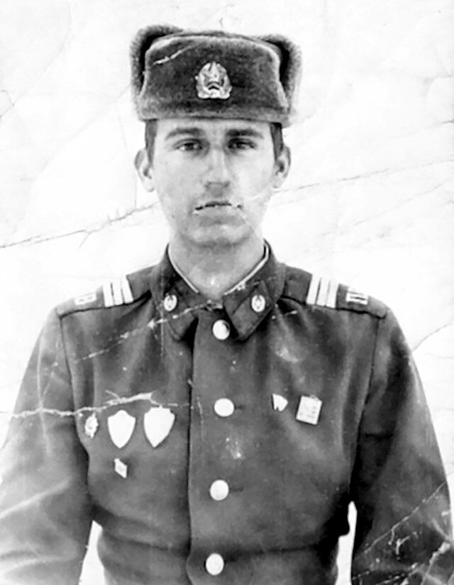 Сержант Павлов.  Казахстан, май 1987г.