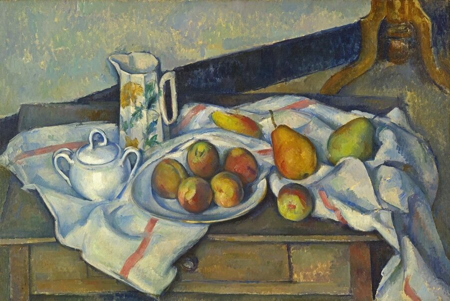 Поль Сезанн - Персики и груши